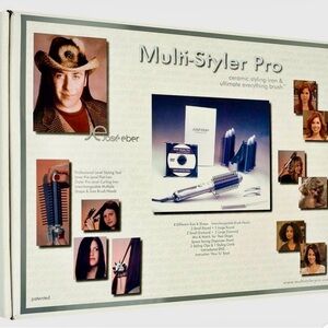 Jose Eber Pro Ceramic Flat Iron 4 In 1 
Multi-Styling Tool